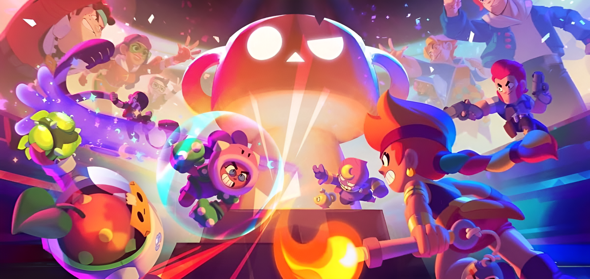 Collection of colorful game characters