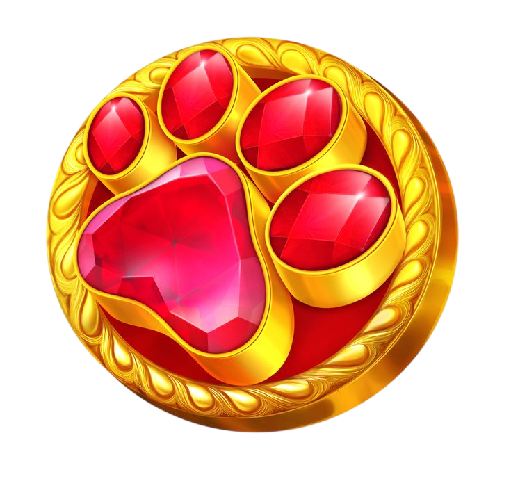 Golden paw badge